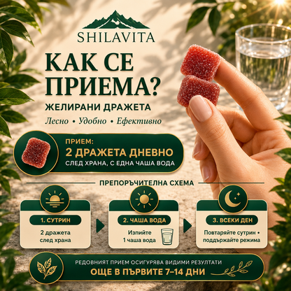 SHILAJIT 5-in-1 Най-мощната формула за енергия, фокус и мъжка сила